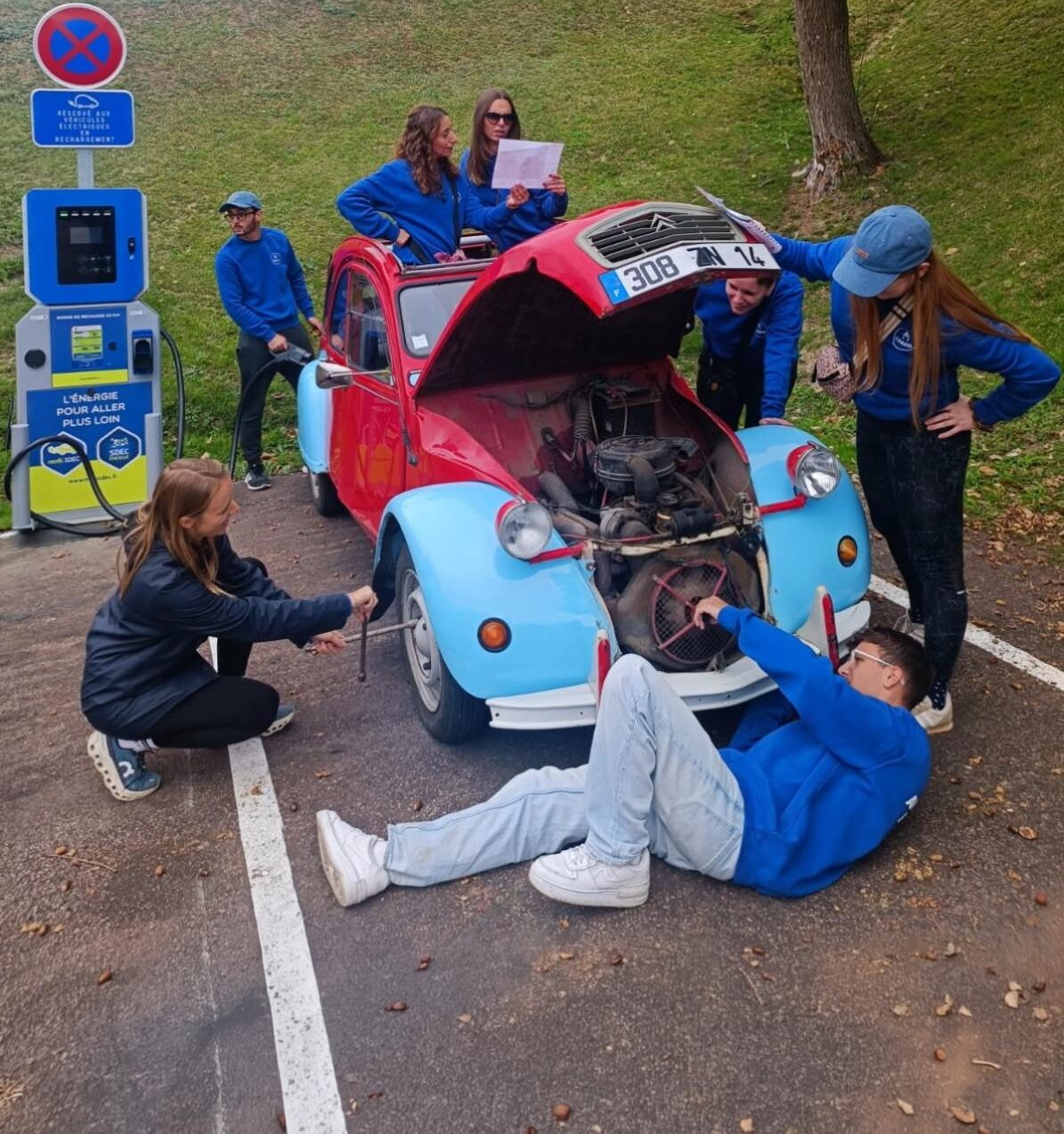 2CV balade voiture vintage