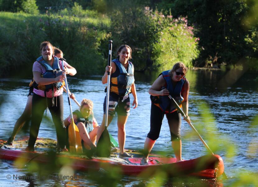 groupe amis activite canoe
