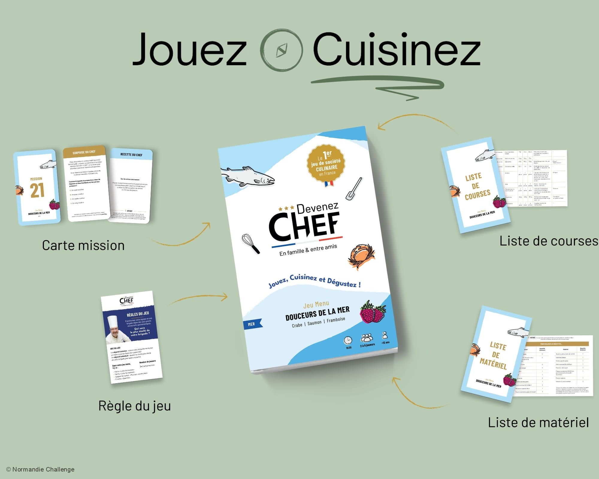 jeu de société devenez chef