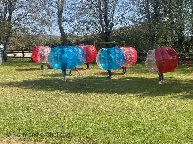 match de bubble foot en normandie