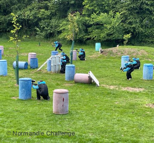 paintball normandie bleu