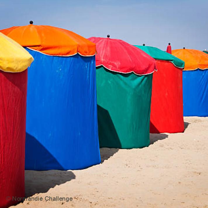 parasols ouvert deauville