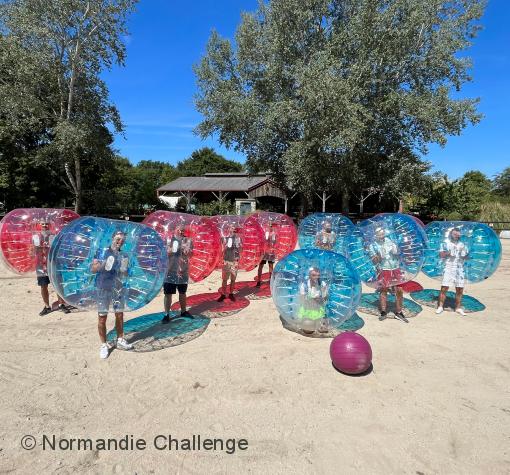 partie bubble foot normandie