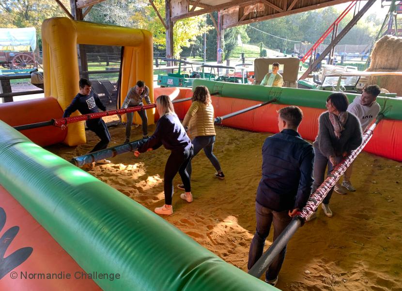 team building babyfoot humain