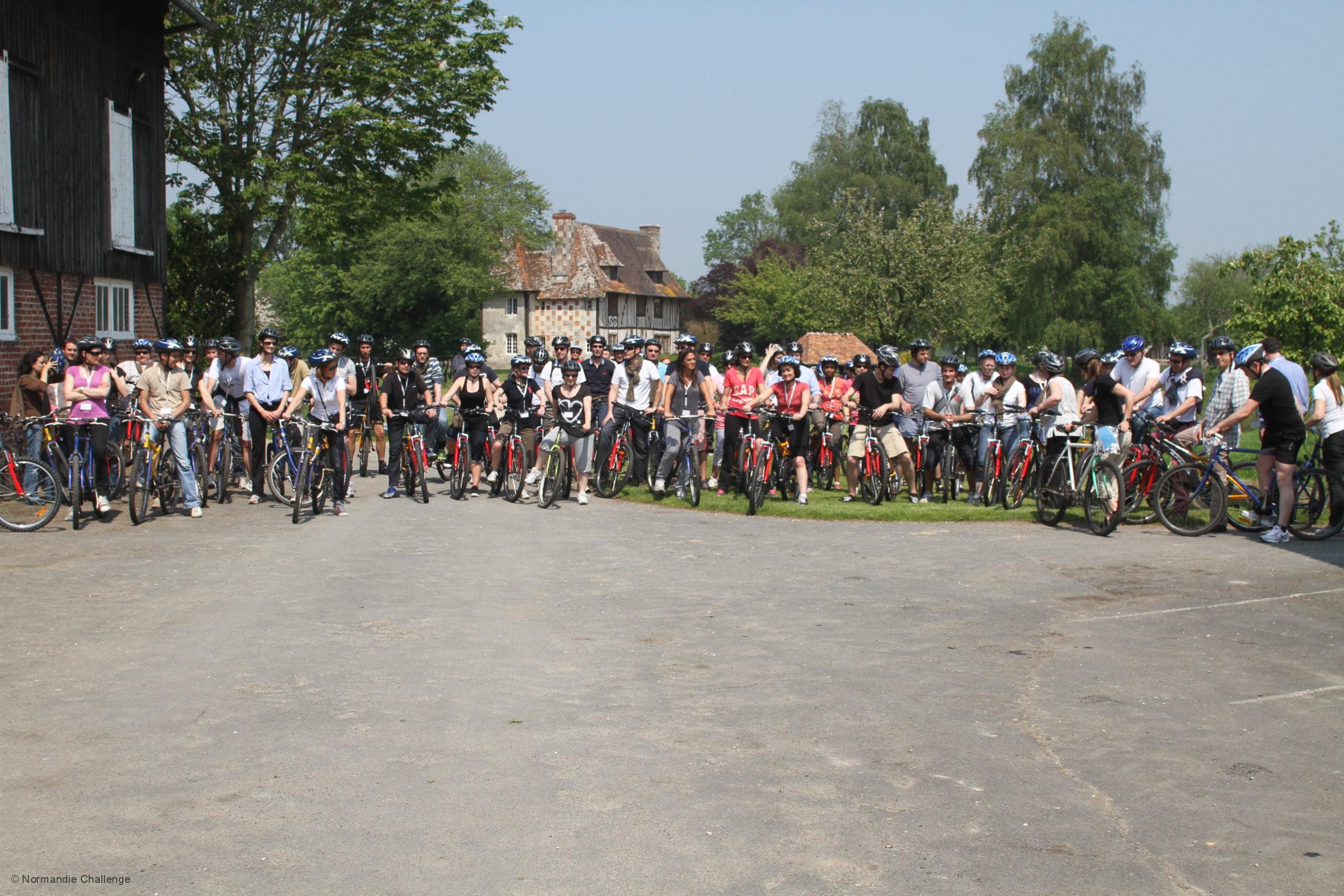 Rallye VTT autour d’Honfleur pour 40 managers