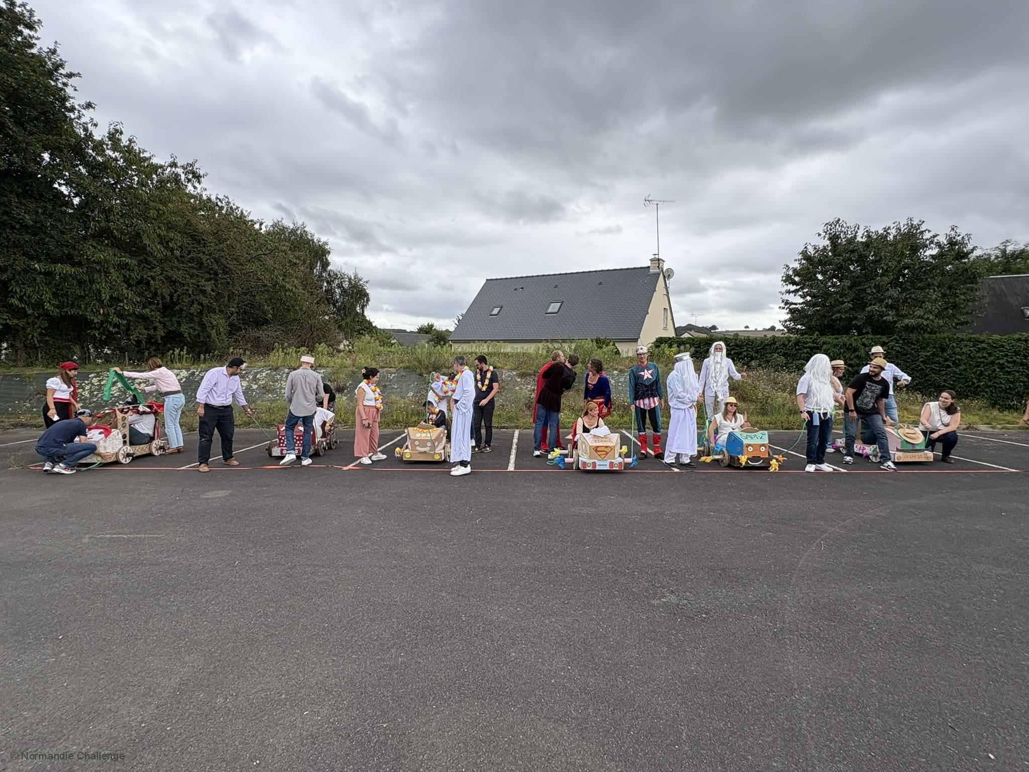 challenge kart en équipe
